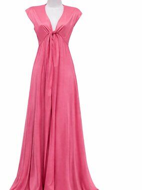 Sexy Vintage Retro Pink Amy Rose Prom Evening Dress Long